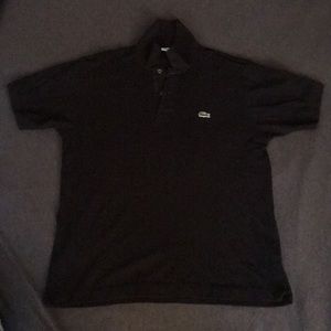Black Lacoste Size Large Polo
